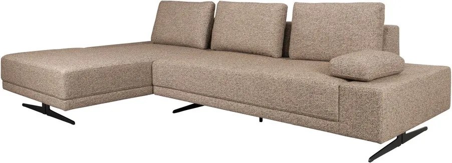 Светлокафяв ъглов диван (ляв ъгъл) Shelly – Dutchbone