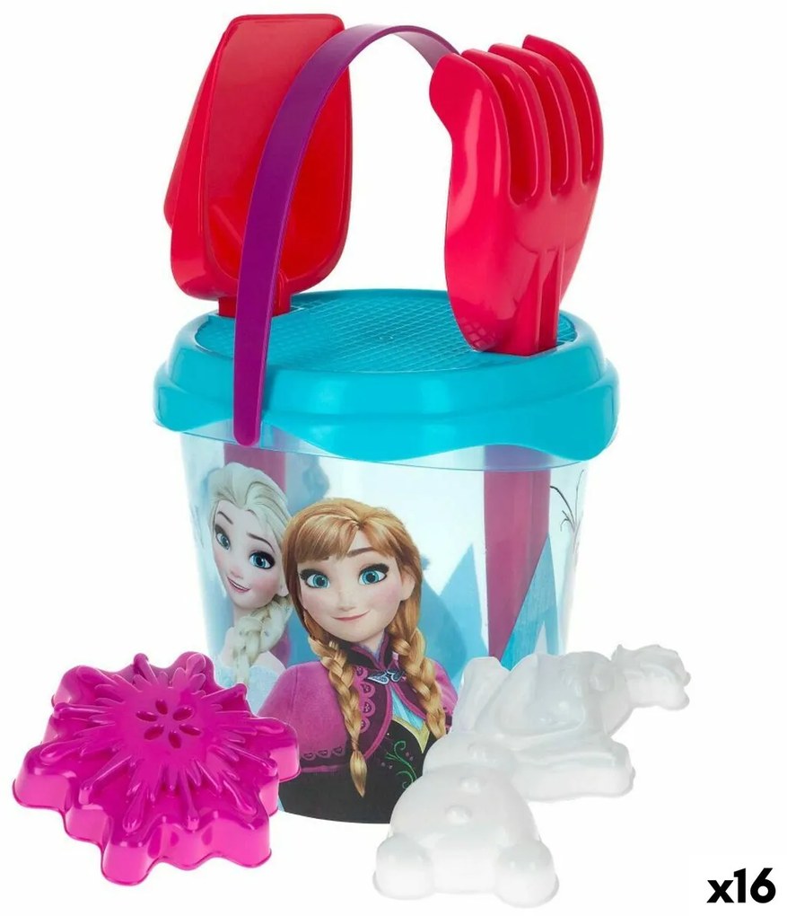 Комплект плажни играчки Frozen Elsa & Anna Ø 18 cm (16 броя)