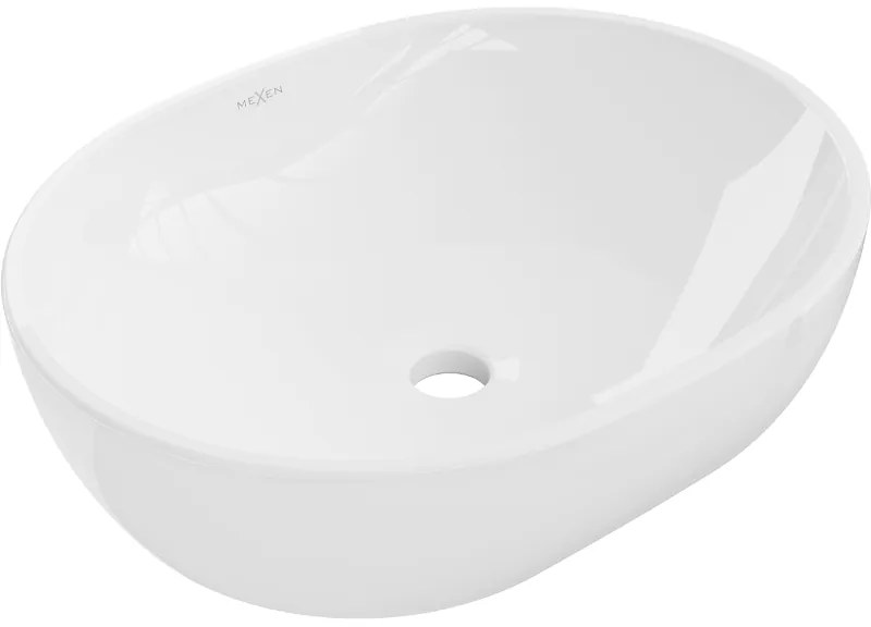 Mexen Viki мивка за плот 48 x 35 см, бяла - 21054800
