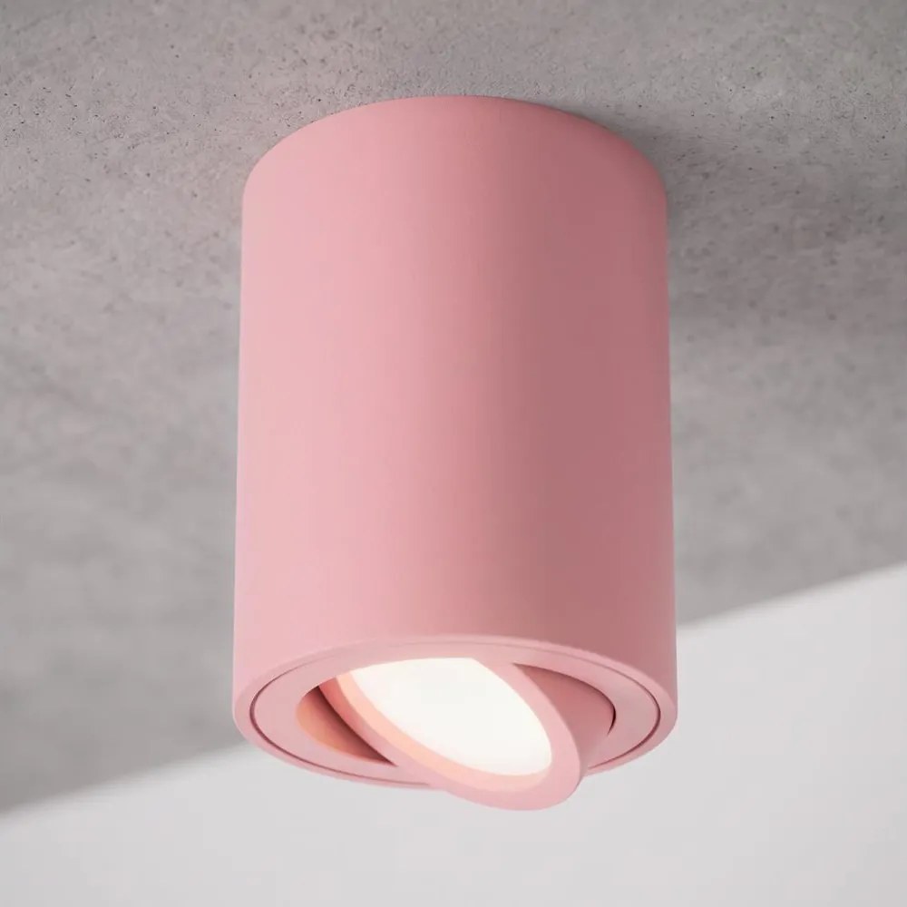 BRILAGI - Точково осветително тяло MIA 1xGU10/30W/230V 100x80 mm розово