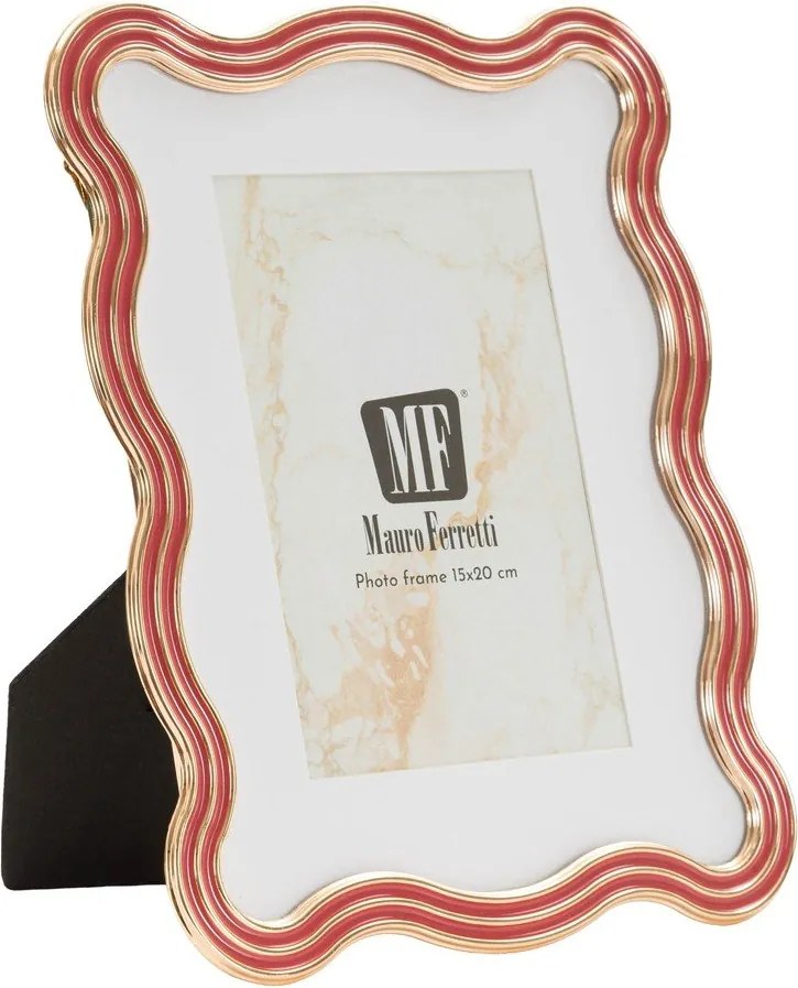 Червено-златиста метална стояща рамка 17,5x22,5 cm Elizabeth – Mauro Ferretti