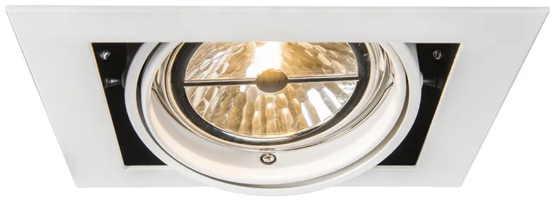 Комплект от 6 вградени прожектора бели AR111 регулируеми - Oneon