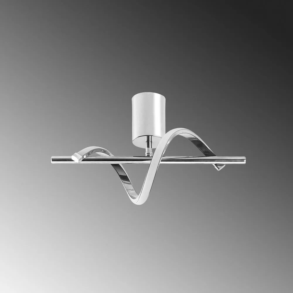 LED осветително тяло за таван в сребрист цвят ø 7 cm Likma – Opviq lights