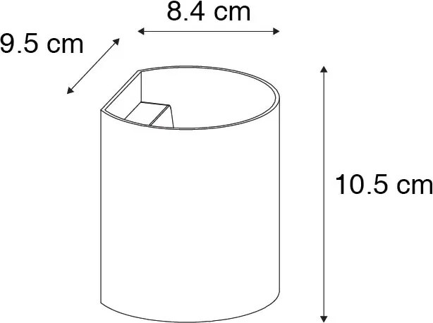 Интелигентна стенна лампа бяла с Wi-Fi G9 - Sabbio