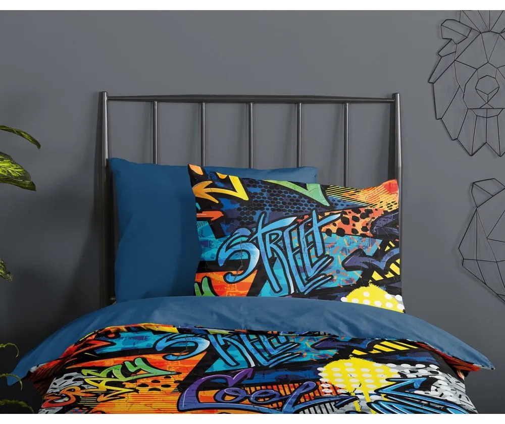 Единично удължено детско спално бельо от микрофибър 140x220 cm Jeff – Good Morning