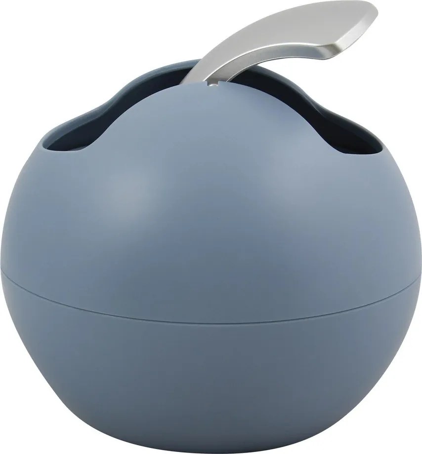 Светлосиньо пластмасово кошче за боклук 1 l Bowl Matt – Spirella