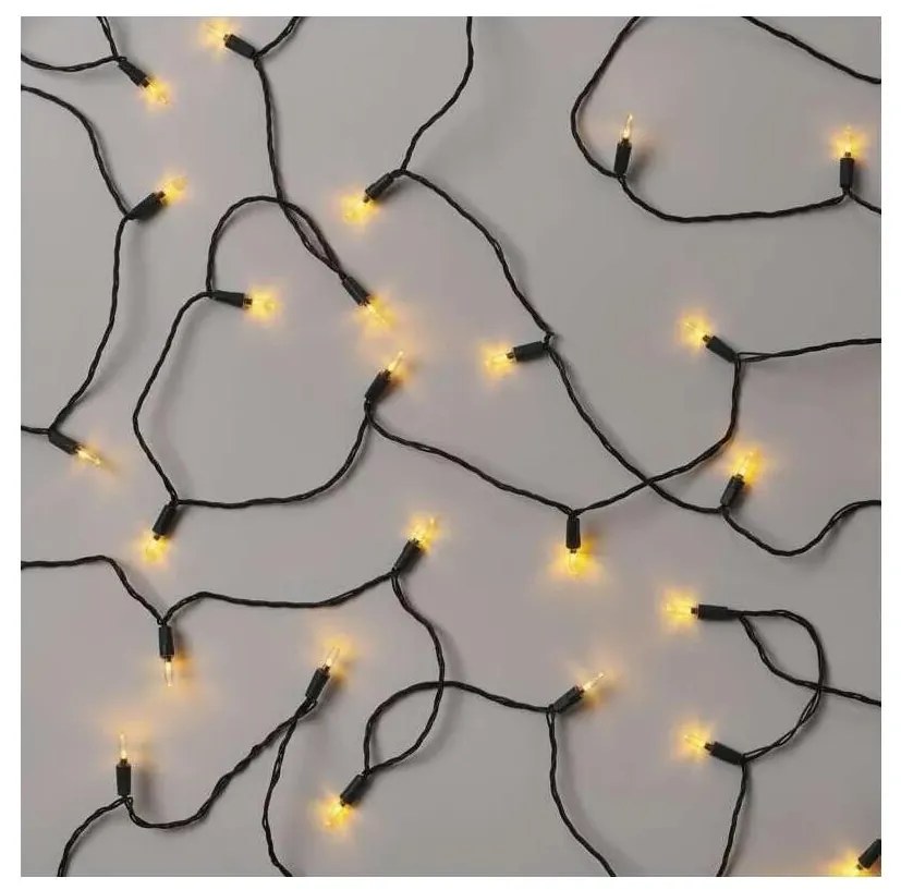 LED външен коледен гирлянд 150xLED/27,35м IP44 винтидж