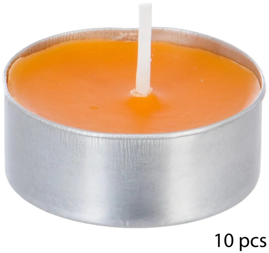 Комплект ароматни чаени свещи atmosphera Nina, 10 бр - Exotic Fruits