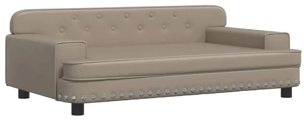 3196291 vidaXL Детски диван капучино 90x53x30 см изкуствена кожа
