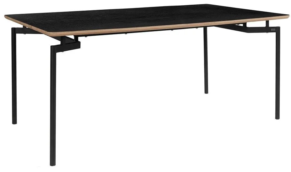 Черна трапезна маса 90x180 cm Alto – Støraa
