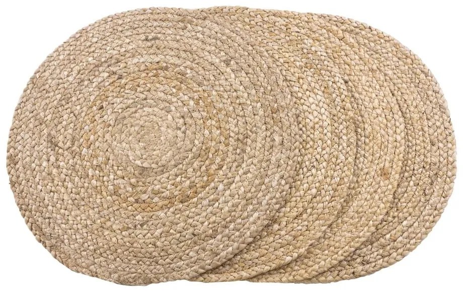 Подложки за хранене в комплект от 4 бр. от юта ø 38 cm Bombay – House Nordic