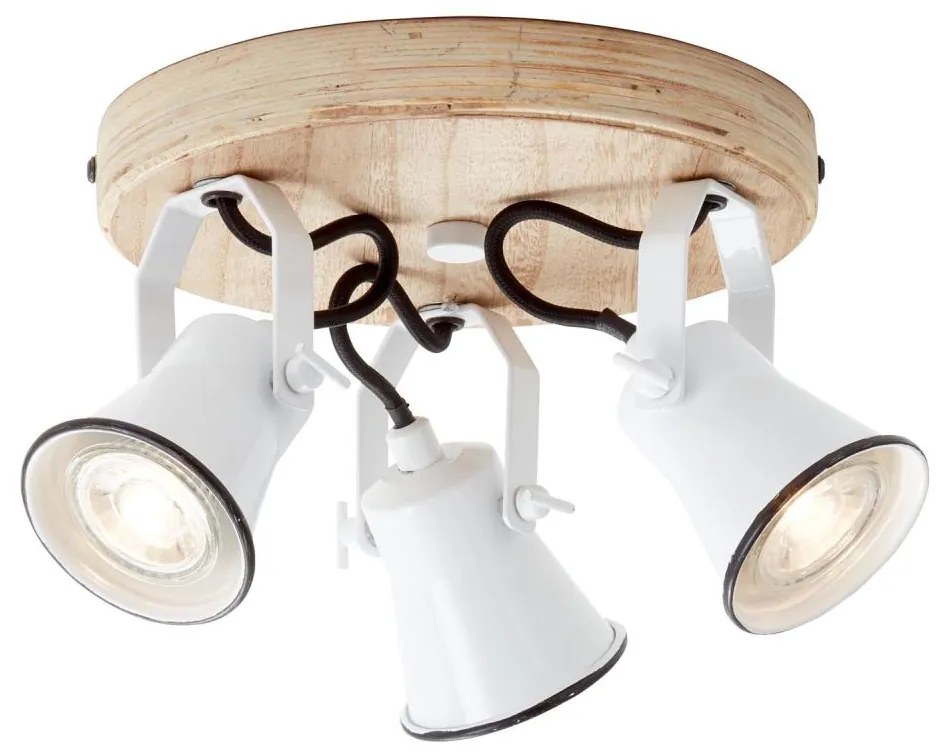 Brilliant - Точково осветително тяло SEED 3xGU10/5W/230V бяло/бежово