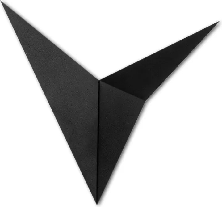 Метален Bird в черен цвят 34x5x34см.