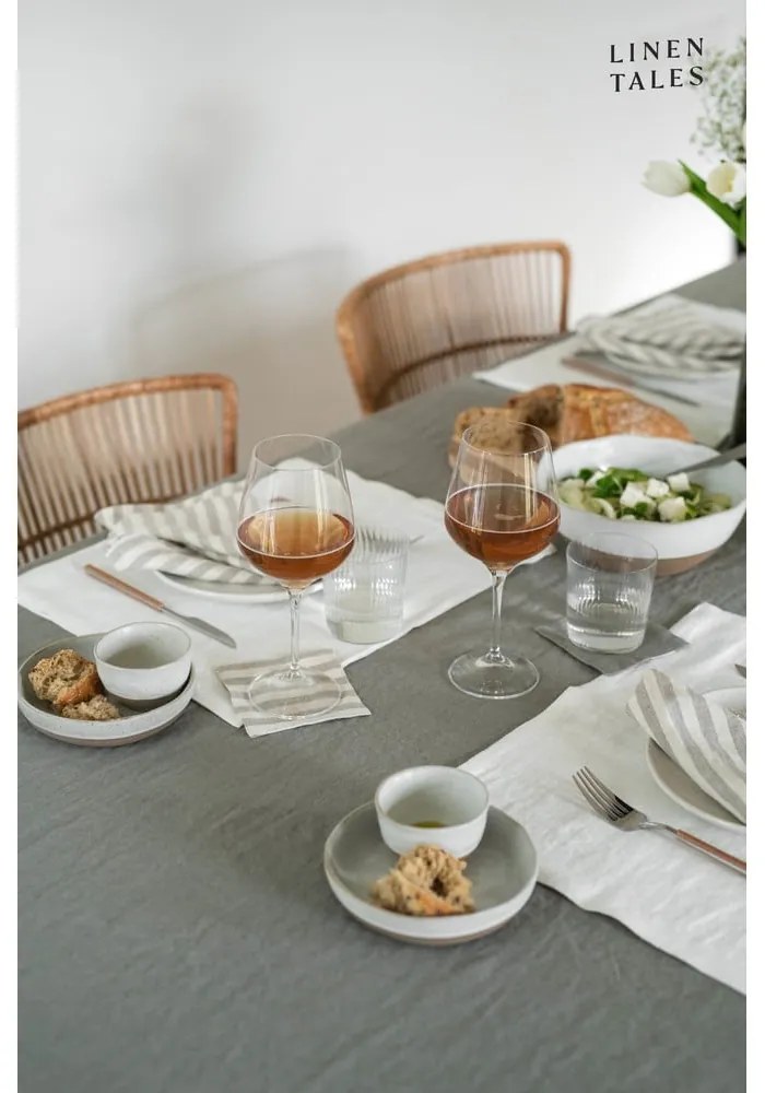 Ленена покривка за маса 140x300 cm Khaki – Linen Tales