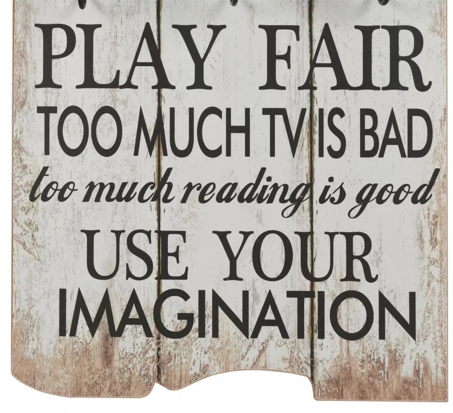 Закачалка за дрехи с 6 куки, 120х40 см, "THANK YOU"