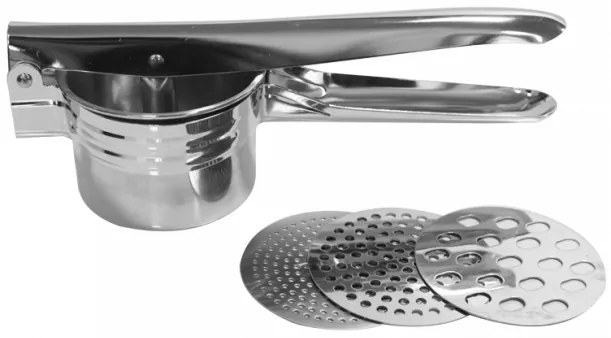 Иноксова преса за зеленчуци с 3 приставки CN-(0681) - Horecano