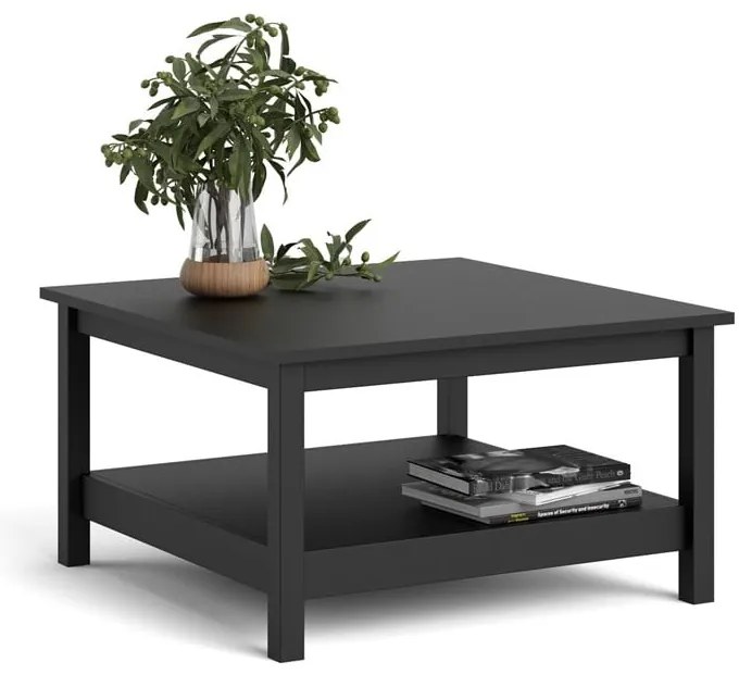 Черна маса за кафе 81x81 cm Madrid - Tvilum