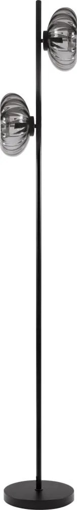 Osram - Подова лампа DECOR SMOKE 2xE14/12W/230V черна/димносива