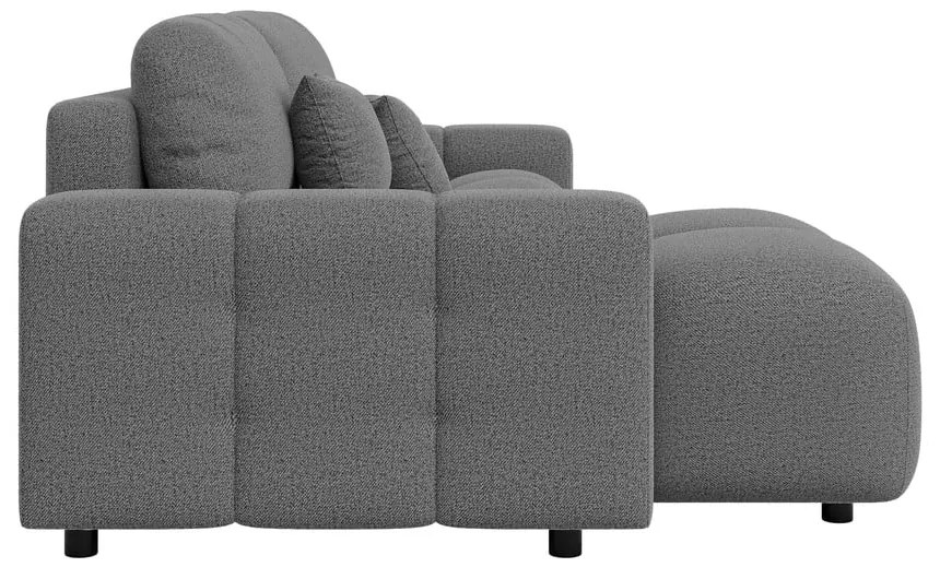 Сив разтегателен ъглов диван (променлив) Luki – Ropez