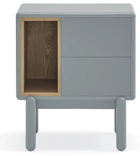 Синьо /сиво нощно шкафче Corvo – Teulat