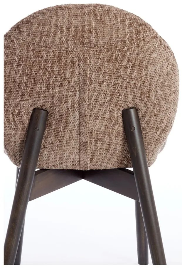 Кафяви тапицирани трапезни столове в комплект 2 бр. Sinosa – Light &amp; Living
