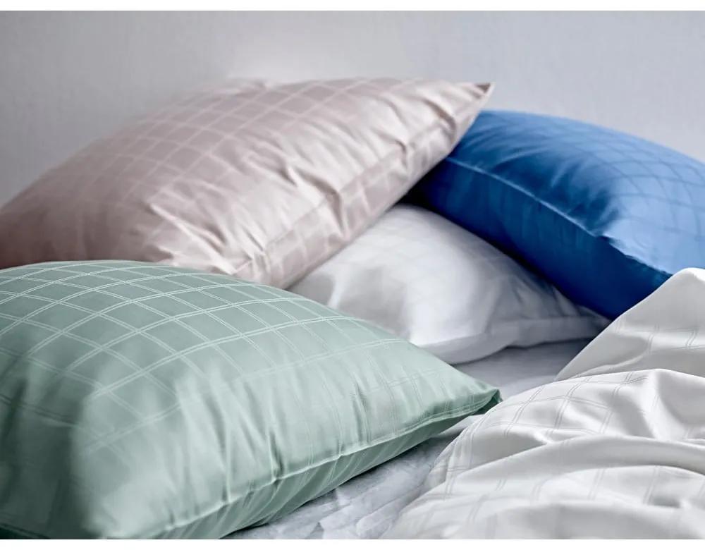 Светлозелено дамасково спално бельо за единично легло 140x200 cm Clear - Södahl