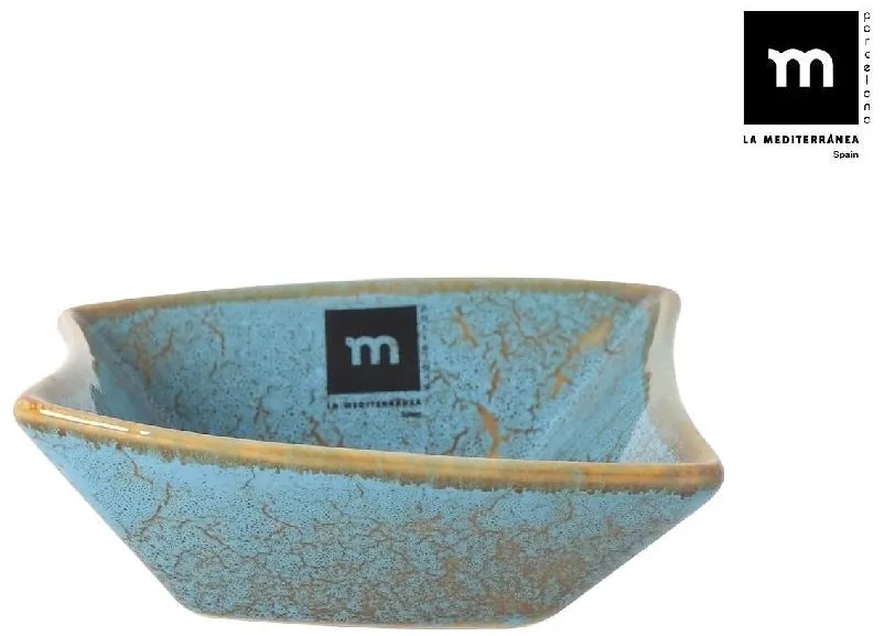 Купа LA MEDITERRANEA Scratch Blue, 12x12x4 cm, Порцелан