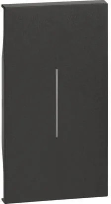 BTICINO Лицев панел за сценариен ключ двупосочен 2 мод. цвят Черен Living Now  - KG01MH2