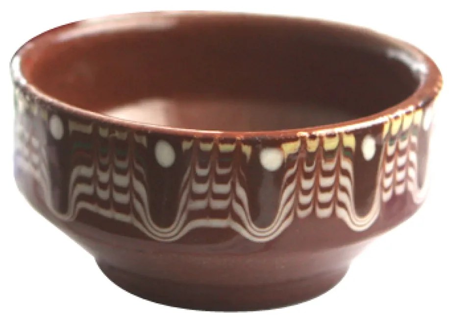 Horecano - Керамична купичка с троянска шарка 6см