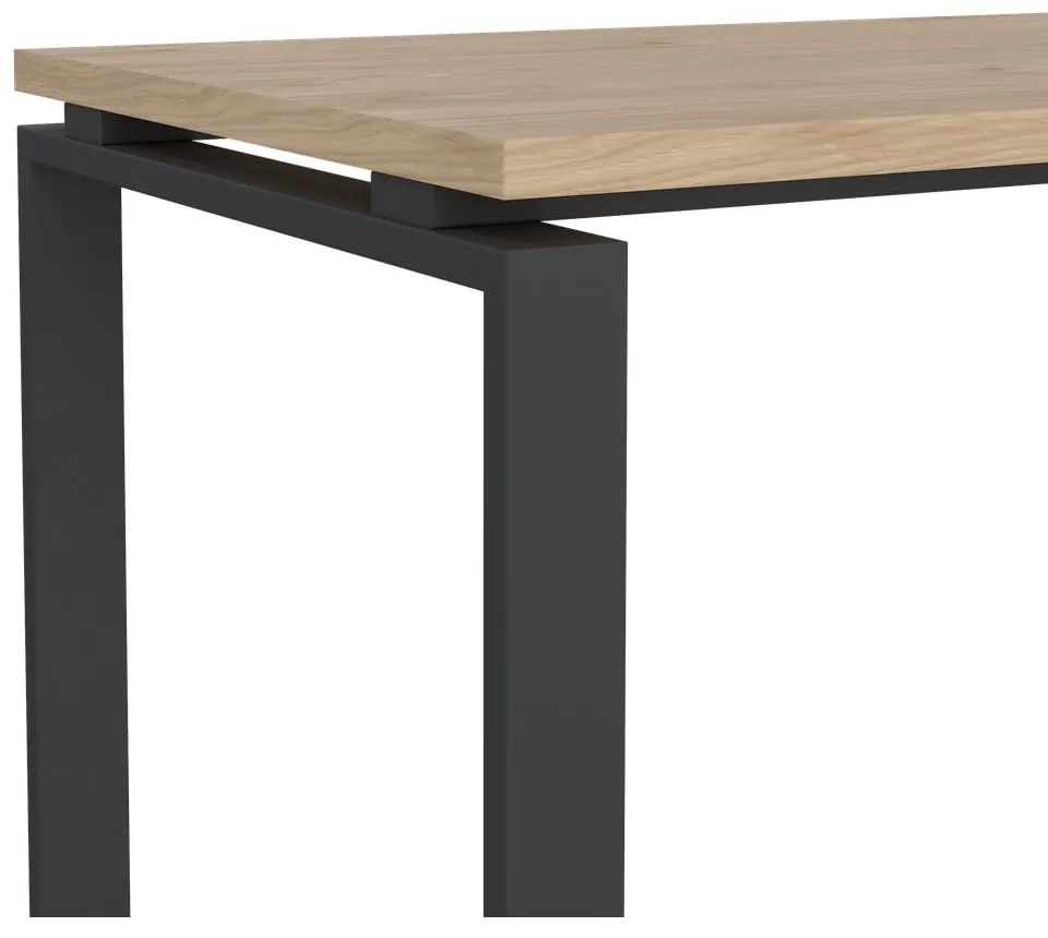 Работна маса с дъбов плот 60x150 cm Sign - Tvilum