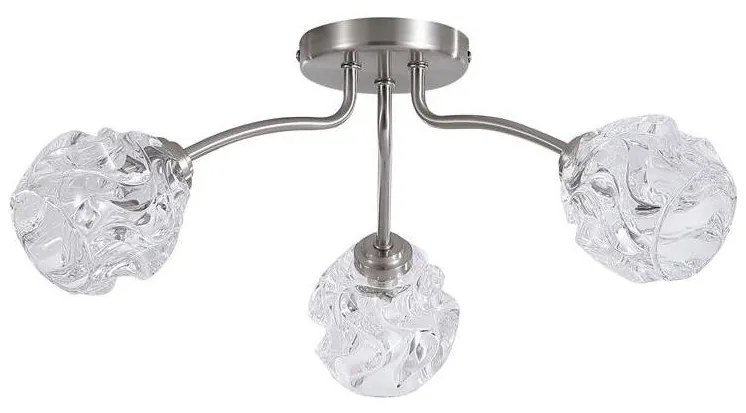 Searchlight 11523-3SN - Плафонен полилей ASTRAL 3xG9/33W/230V матов хром