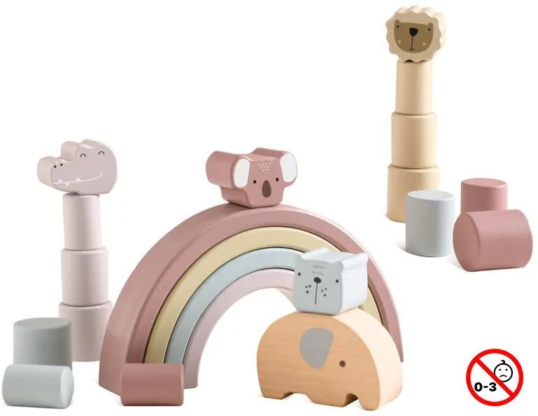 Детски комплект с блокчета Joyland Animal Blocks