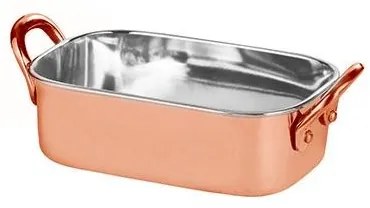 Horecano - Ростер правоъгълен с медно покритие 14.50см x 9.50см x 4.50см - 450мл (SG-89349(B)