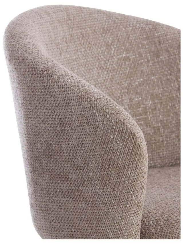 Бежови метални трапезни столове в комплект 2 бр. Radaja – Light & Living