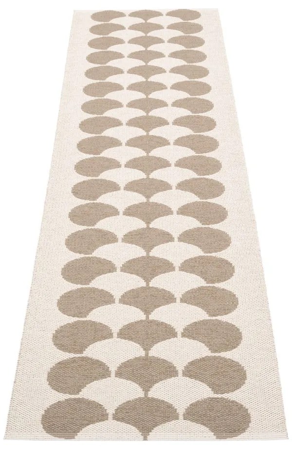 Бежова и кремава пътека за открито и закрито 70x250 cm Poppy Potato – Pappelina