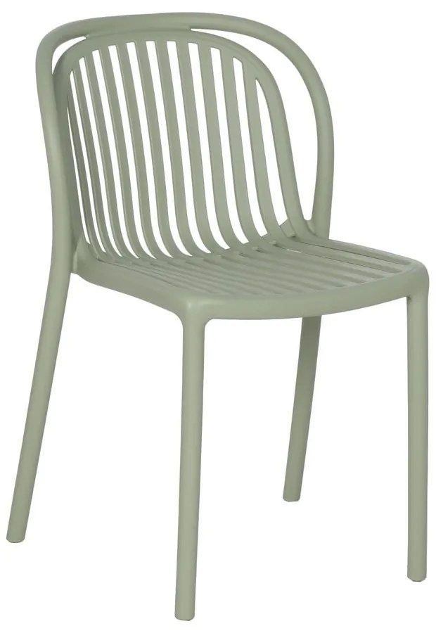 Зелен пластмасов трапезен стол Alia – Ixia