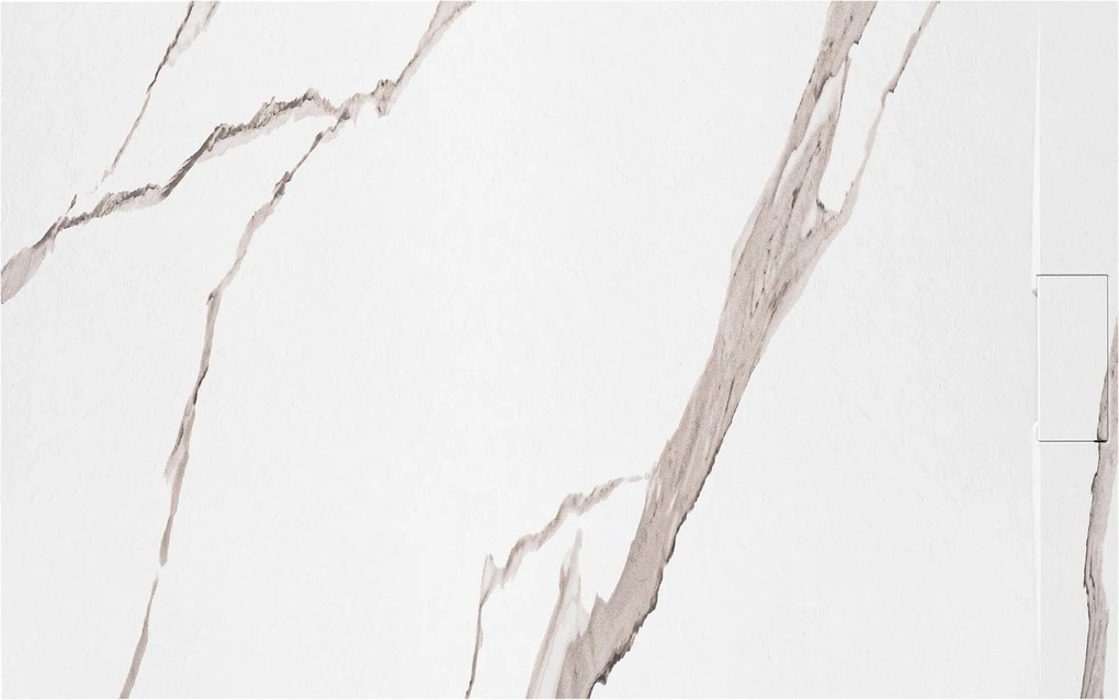 Корито за душ кабина Bazalt CARRARA WHITE 90x120