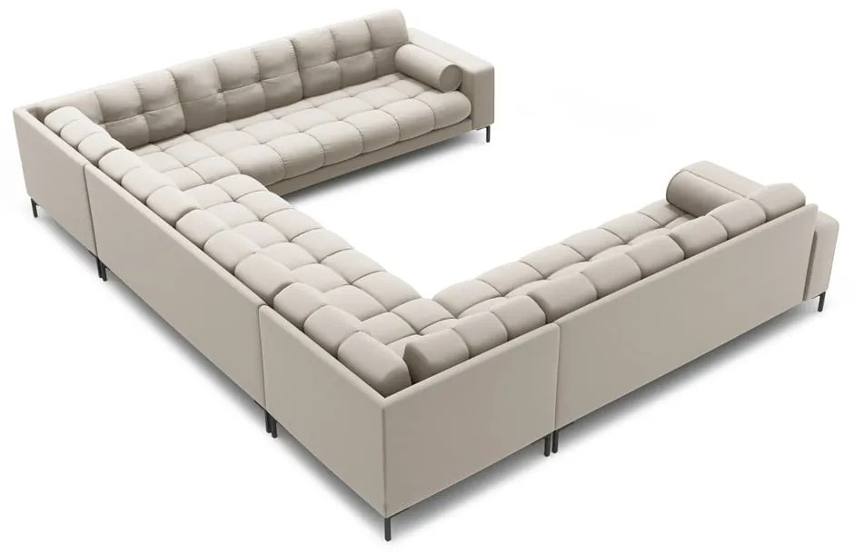 Бежов ъглов диван ("U" форма) Bali – Cosmopolitan Design