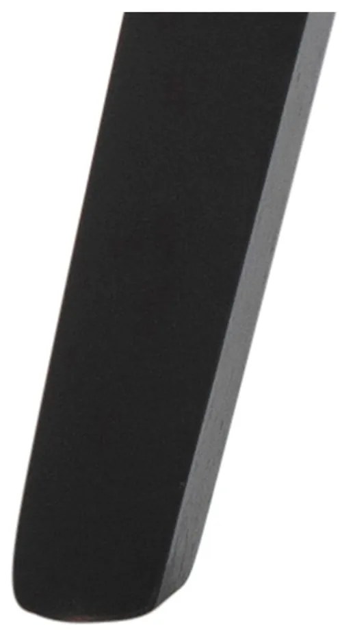 Трапезен стол в дъбов декор в черно и натурално Roxby - Actona