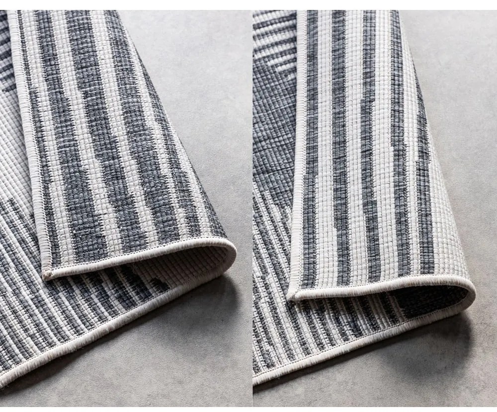 Сиво-кремав външен килим 200x290 cm Gemini – Elle Decoration