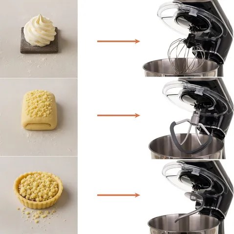 Планетарен кухненски робот Ruhhy 2000W с отопляема купа 5.5l, кантар, таймер