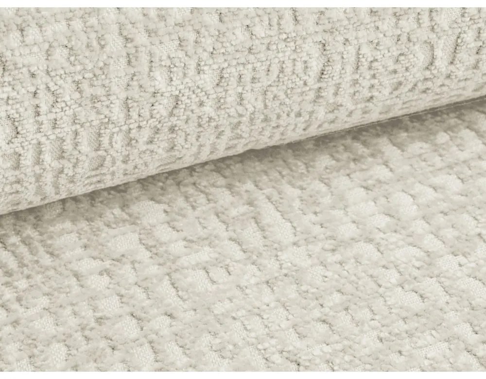 Кремав разтегателен ъглов диван с място за съхранение (десен ъгъл) Kalena – Makamii