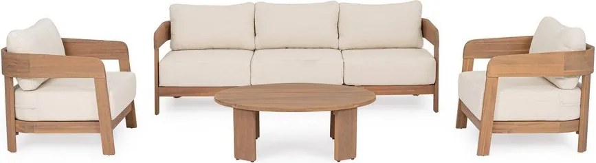 Градинска масичка за кафе от масивна акация 80x100 cm Pablo – Bizzotto