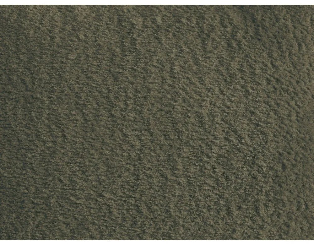 Сгъваем/с място за съхранение ъглов диван от прежда с примки от букле в цвят каки (десен ъгъл) Roxelane – Bobochic Paris