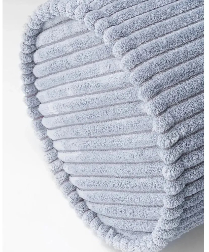 Синя детска възглавница за диван от рипсено кадифе Roll – Wigiwama