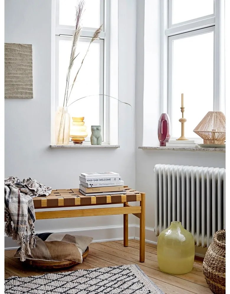 Жълт метален свещник, височина 26 cm Indica - Bloomingville