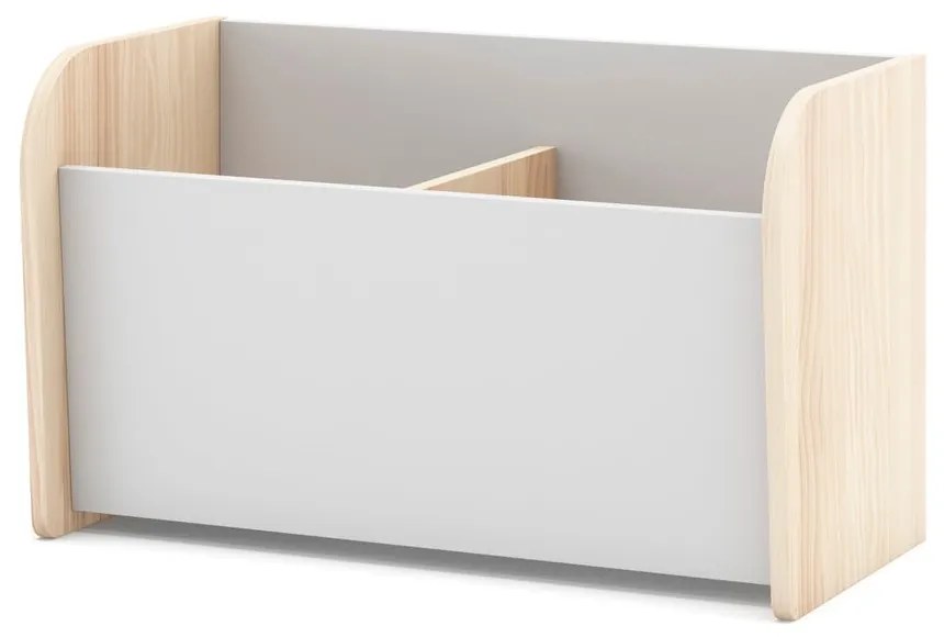 Бяла детска библиотека 70x42 cm Esteban – Marckeric