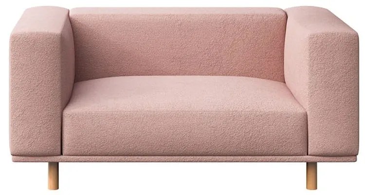 Розово кресло от плат букле Kukumo - Ame Yens