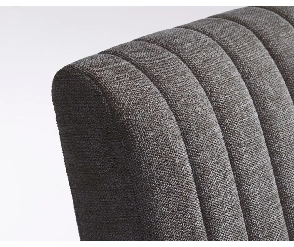 Тъмносиво кресло Trout – Unique Furniture