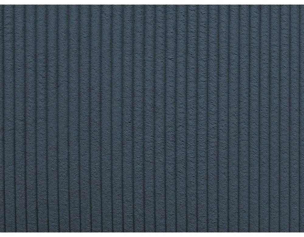 Тъмносин модул за диван от велур, ляв ъгъл Nihad modular – Bobochic Paris